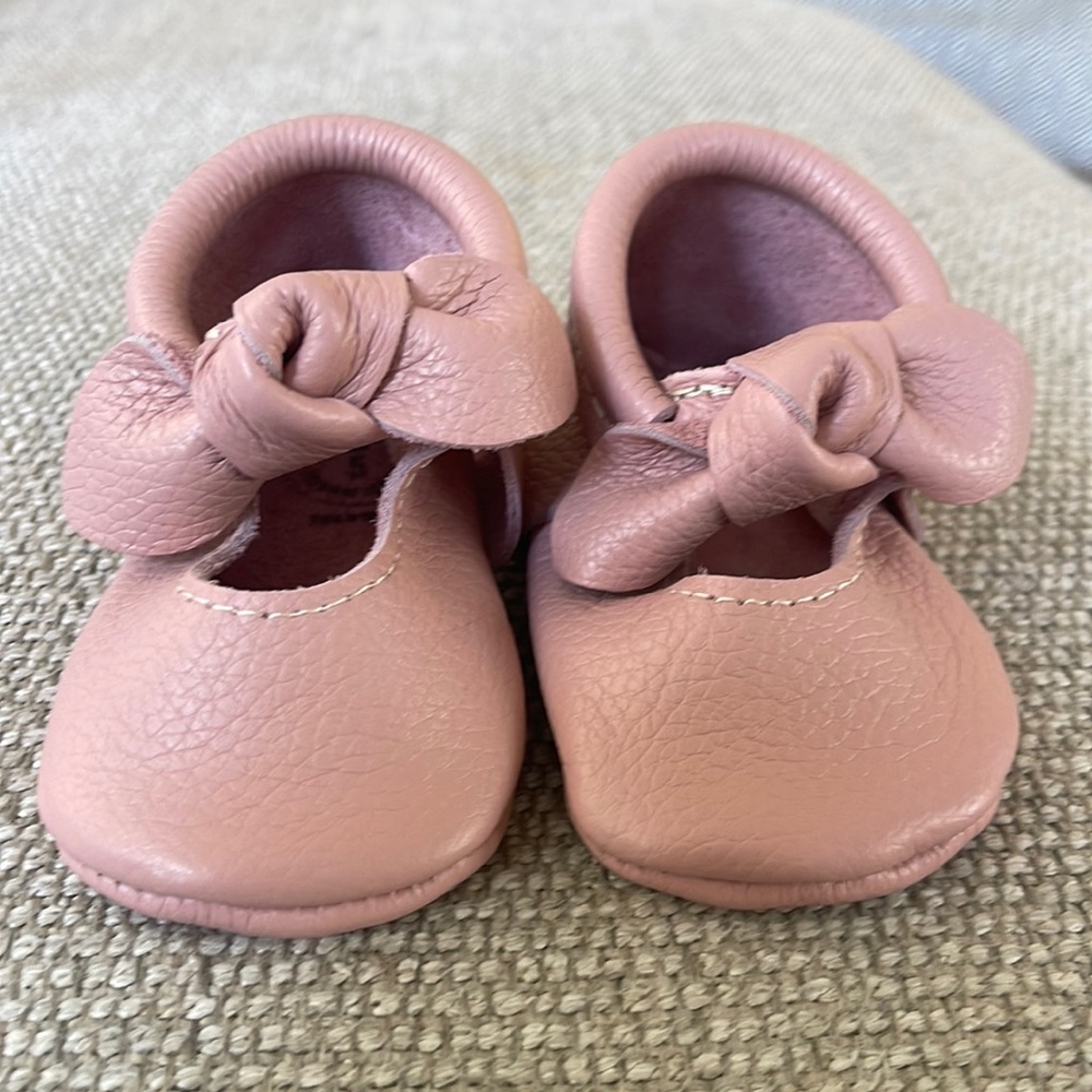Freshly Picked Blush pink moccasins — BRAND NEW